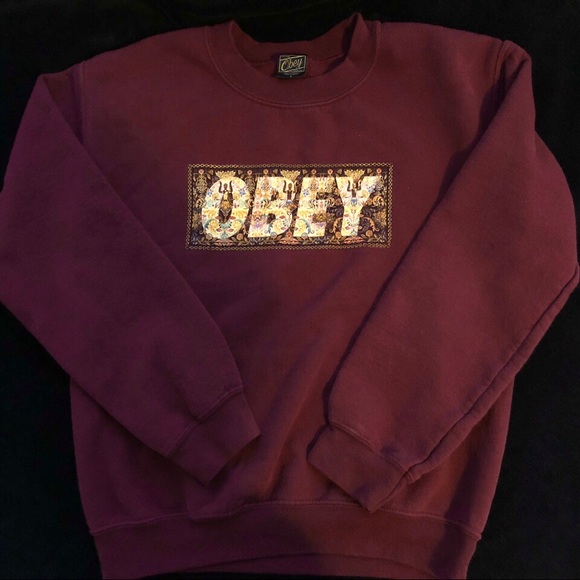 Obey | Tops | Vintage Obey Sweatshirt 